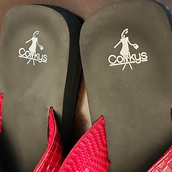 Corky’s Beach Ball Flip Flops in Red Size 11 Great condition! - Picture 3 of 6